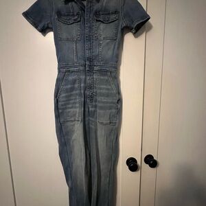 American Eagle Outfitters Blue Denim Jumpsuit